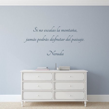 vinilos frase Neruda 