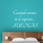 Vinilos frase Sueñas