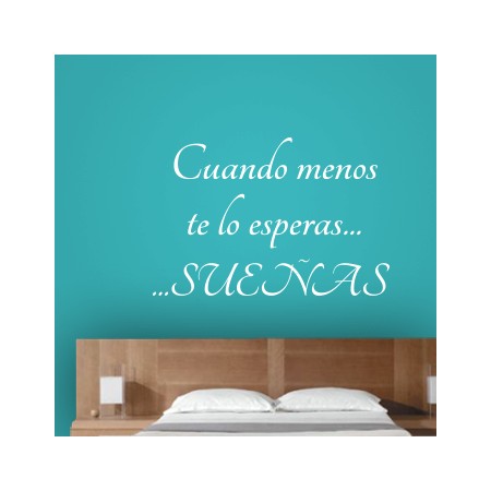 Vinilos frase Sueñas