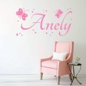Vinilos decorativos nombre Anely