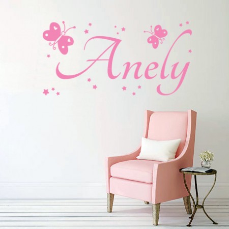 Vinilos decorativos nombre Anely