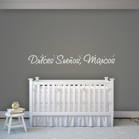 vinilos frase Dulces Sueños, Marcos