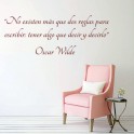 Vinilos Frase Oscar Wilde