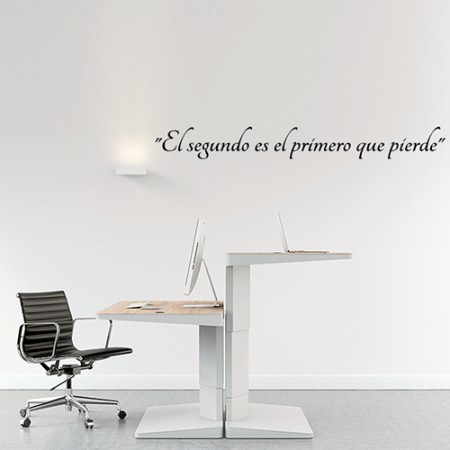 Vinilos frase El Segundo...