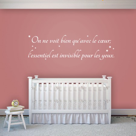 Vinilo frase en francés