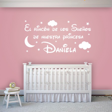 Vinilos El Rincón de los Sueños de nuestra Princesa Daniela