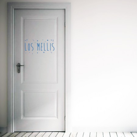 Vinilo textos Los Mellis