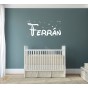 Pegatina pared nombre Ferrán
