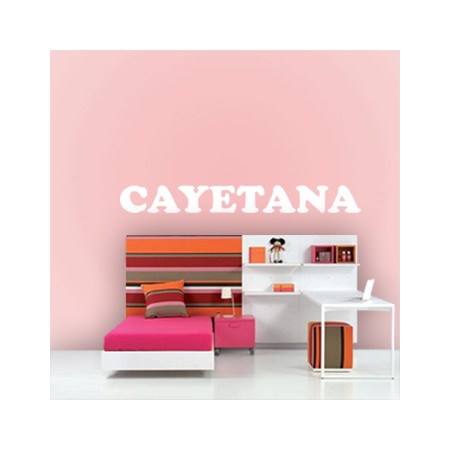 Vinilo Nombre Cayetana