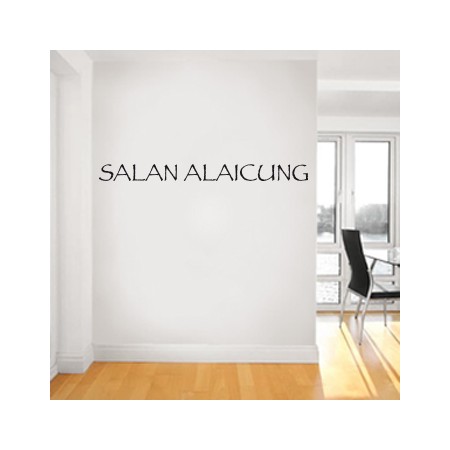 Vinilo Texto Salan Alaicung