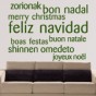 vinilos decorativos feliz navidad