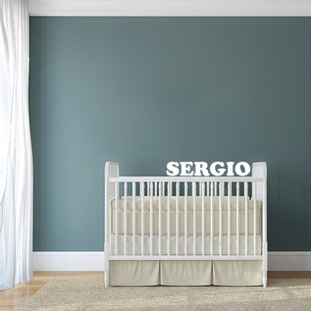 Vinilo Nombre Sergio