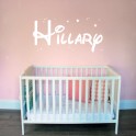 Vinilo nombre Hillary