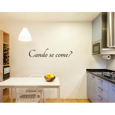 Vinilos en gallego Cando se come?