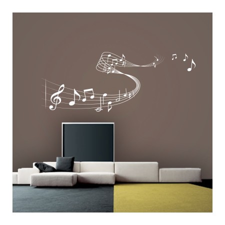 Vinilo decorativo Pentagrama