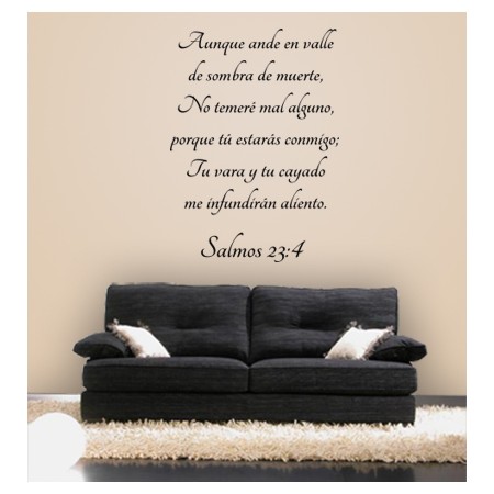 Vinilo Texto Salmo Biblia