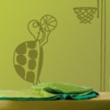 vinilos decorativos tortuga baloncesto