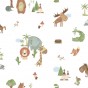 Papel Pintado Animales Infantiles verde