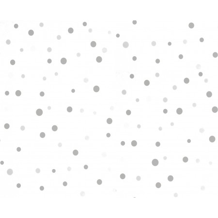 Papel Pintado Infantil circulitos grises foto ambiente