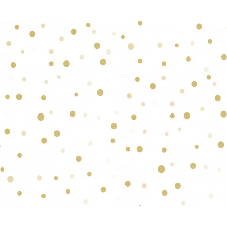 Papel Pintado Infantil circulitos amarillos foto ambiente