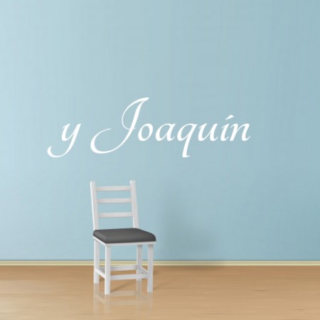 Vinilos nombre Joaquín