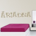 vinilos decorativos textos nombre ariadna