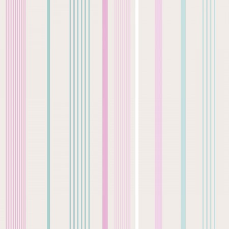 Papeles pintados de Diseño de rayas de diferentes grosores tonos pastel