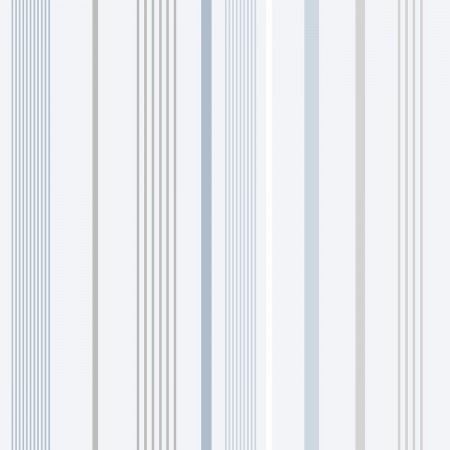 Papeles pintados de Diseño de rayas de diferentes grosores tonos grises azules