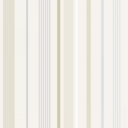 Papeles pintados de Diseño de rayas de diferentes grosores tonos verdes
