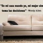 vinilos decorativos frase Woody Allen