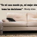 vinilos decorativos frase Woody Allen