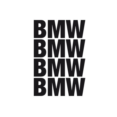 vinilos decorativos letras BMW