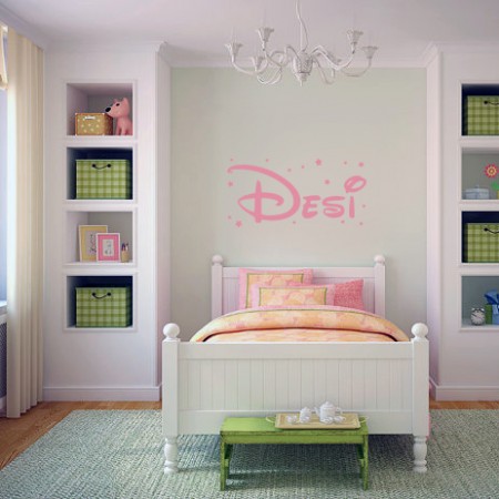 Vinilo infantil con nombre Desi