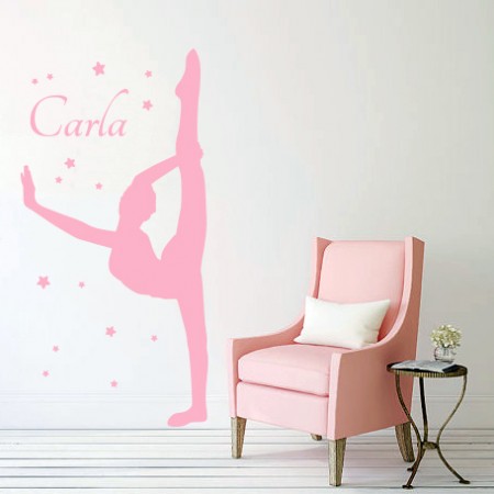 Vinilos decorativo Carla Gimnasta