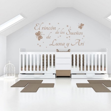 Vinilos nombres Luna y Ari