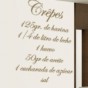 vinilos decorativos Receta Crepes