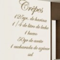 vinilos decorativos Receta Crepes