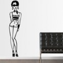vinilos decorativos Dibujo Chica