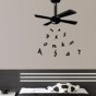 vinilos decorativos Ventilador letras