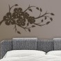 vinilos decorativos Rama con flores