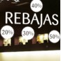Vinilos decorativos escaparates rebajas