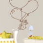 vinilos decorativos Osito en Globos corazones