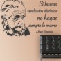 vinilos decorativos Frase Einstein
