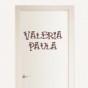 vinilos decorativos Nombres Valeria y Paula