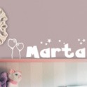 vinilos decorativos Nombre Marta