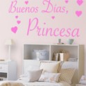 vinilos decorativos Buenos Dias, Princesa