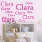 vinilos decorativos nombre Clara