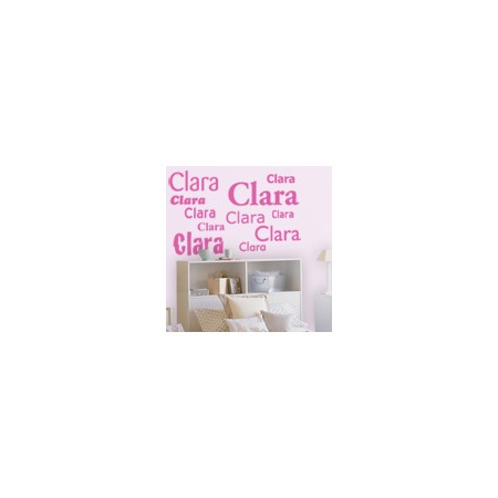 vinilos decorativos nombre Clara