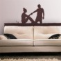 vinilos decorativos Silueta Pareja