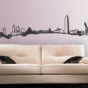 vinilos decorativos Dibujo skyline Bilbao